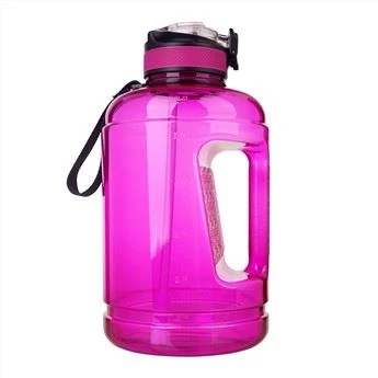 90 oz gratis prøve udendørs gallon flasker stor størrelse brugerdefineret logo gym halm vandflasker med håndtag